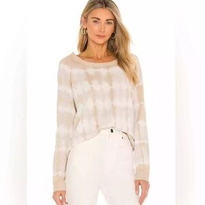 Sanctuary Tie Dye Sweater in Modern Beige & White Tie Dye Medium